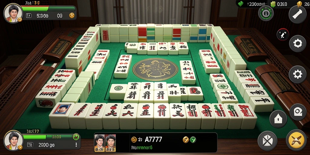 Screenshot gameplay A7777 menampilkan tantangan Mahjong yang menarik.