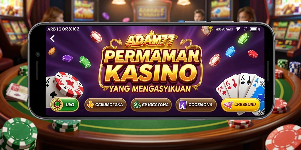 Screenshot gameplay ADAM77 yang menarik dan interaktif.