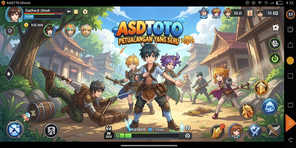 Tampilan menarik gameplay ASDTOTO yang penuh petualangan Anime.