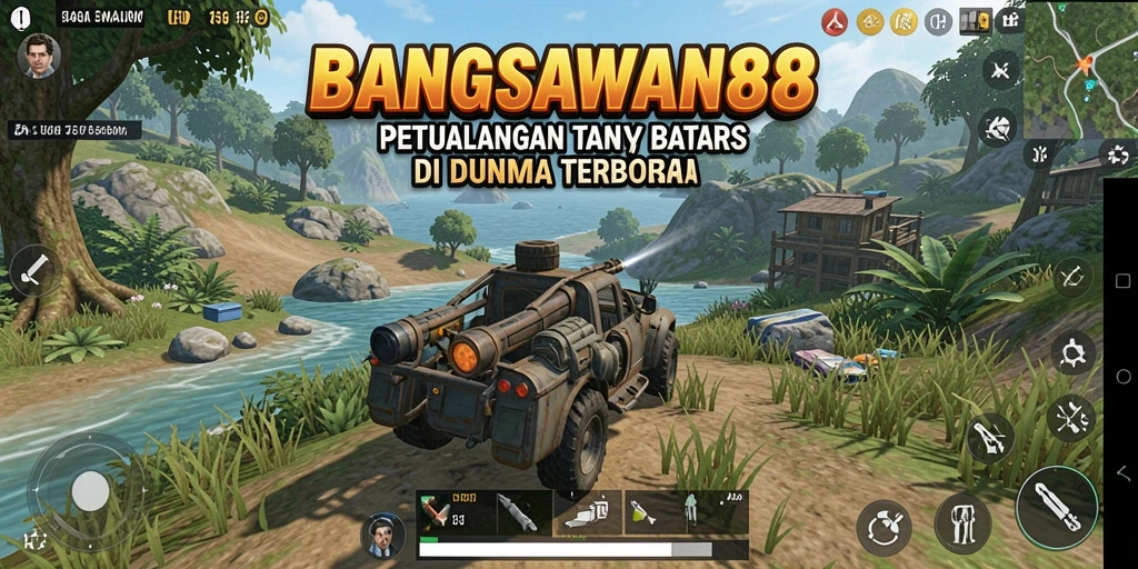 Tangkapan layar gameplay <strong>BANGSAWAN88</strong> menampilkan eksplorasi dunia terbuka yang menakjubkan.
