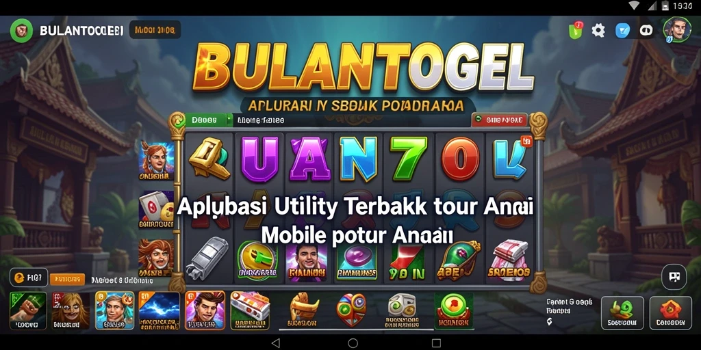 Tampilan antarmuka aplikasi BULANTOGEL yang user-friendly.
