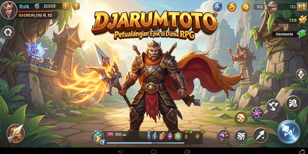 Tampilan gameplay DJARUMTOTO yang menampilkan pertarungan seru dan karakter menawan.