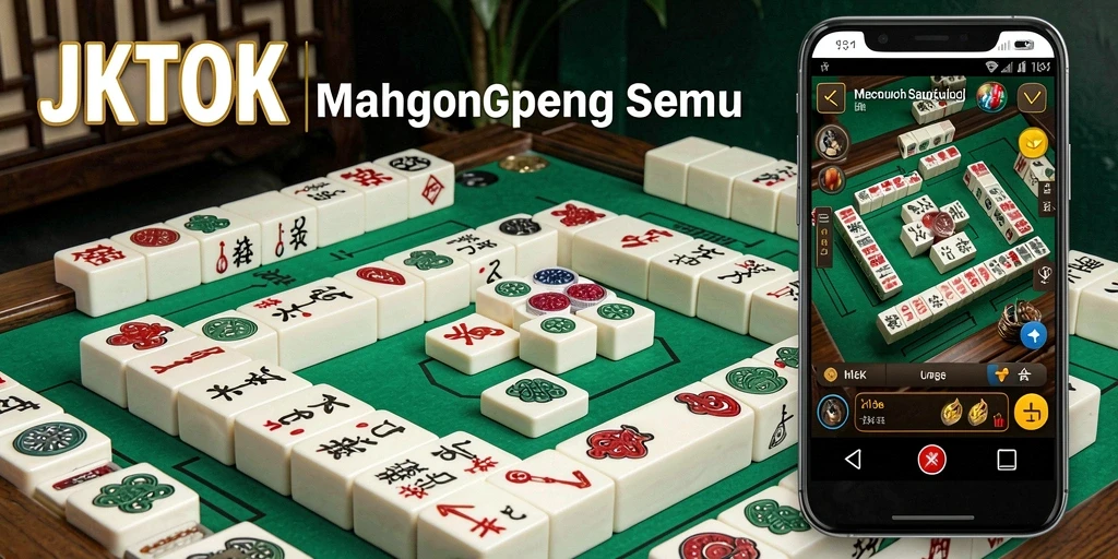 Tampilan gameplay Mahjong JKTOK yang menarik dan seru.