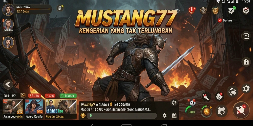 Screenshot gameplay <strong>MUSTANG77</strong> menampilkan suasana Horror yang mencekam dan penuh ketegangan.