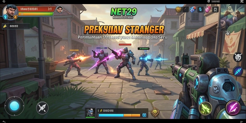 Screenshot gameplay NET29 menunjukkan aksi strategis yang intens.