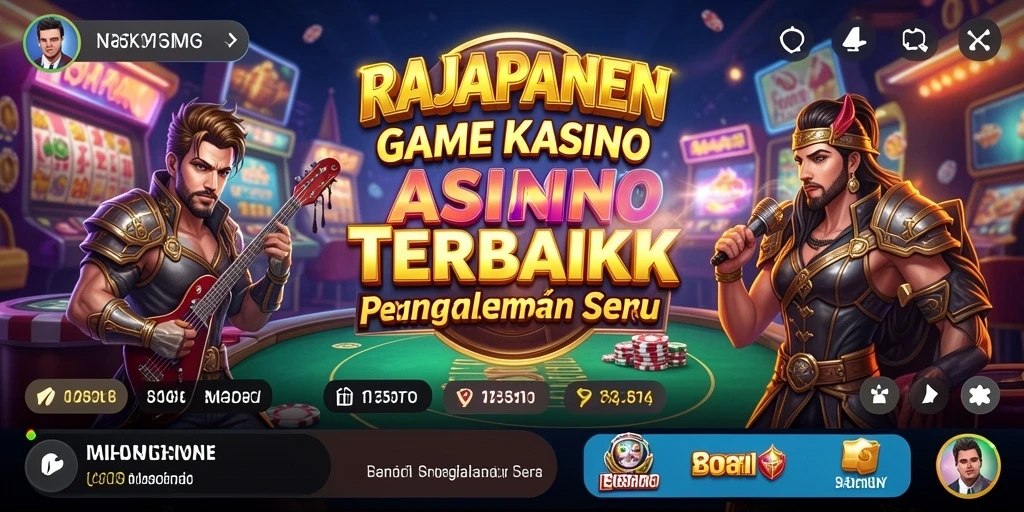 Tampilan permainan Kasino yang seru di RAJAPANEN.