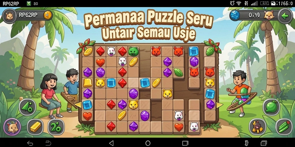 Tampilan gameplay RP62RP yang menantang dan seru.