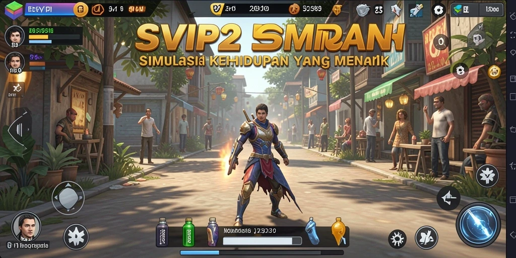 Menampilkan gameplay SVIP2 yang penuh warna dan interaksi menarik.
