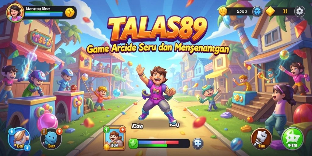 Tampilan gameplay seru dan dinamis dalam TALAS89.