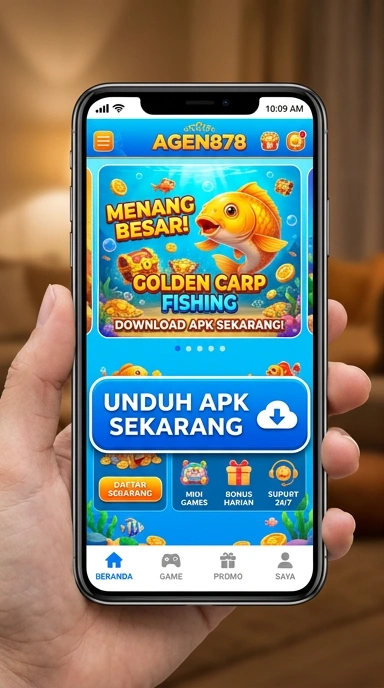Tampilan aplikasi agen878 saat memilih kategori aplikasi yang berbeda.